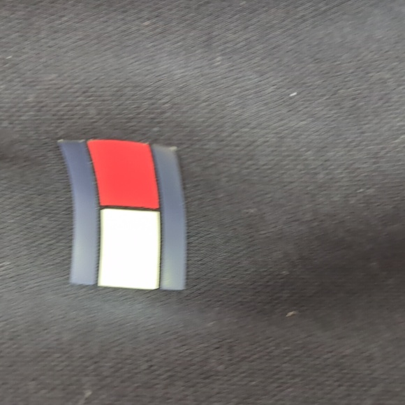 Boys Tommy navy cotton hoodie - Fits Small - Picture 4 of 6